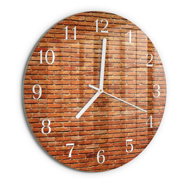 Round wall clock Bricks