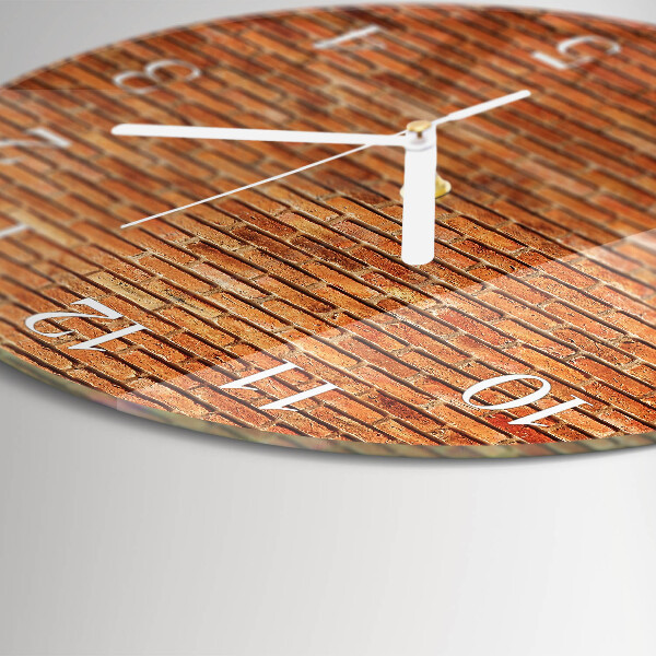 Round wall clock Bricks