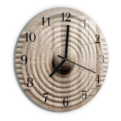 Round wall clock Stone