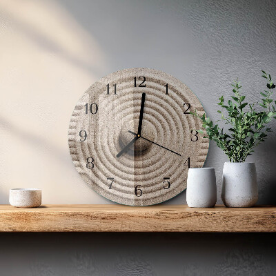 Round wall clock Stone