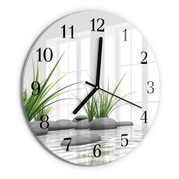 Round wall clock Stones
