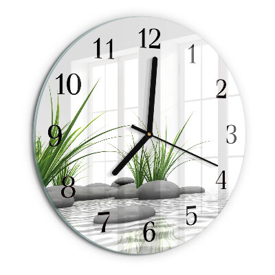 Round wall clock Stones