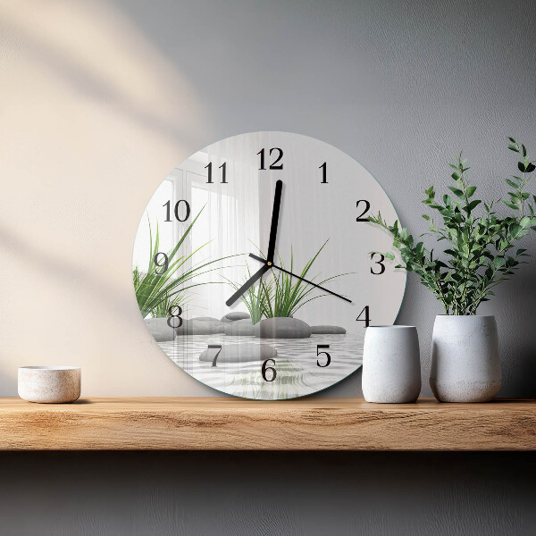 Round wall clock Stones
