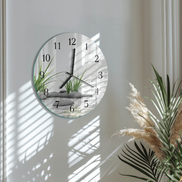 Round wall clock Stones
