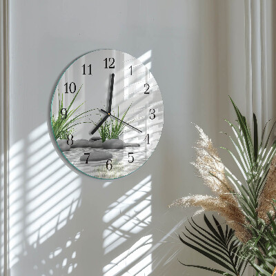 Round wall clock Stones