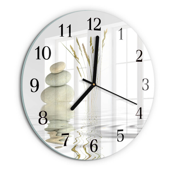 Round wall clock Stones