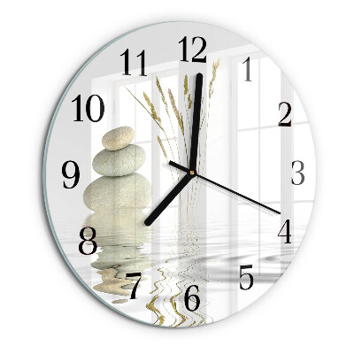 Round wall clock Stones