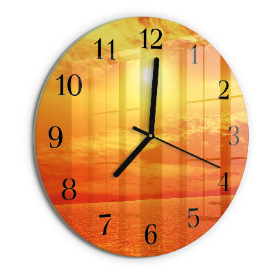 Round wall clock Sunny