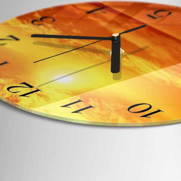 Round wall clock Sunny