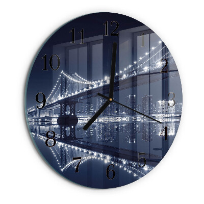 Round wall clock Bridge