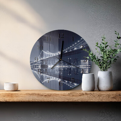 Round wall clock Bridge
