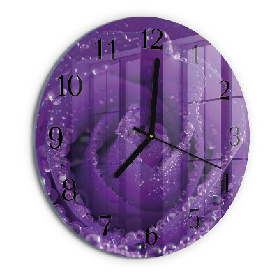 Round wall clock Rose