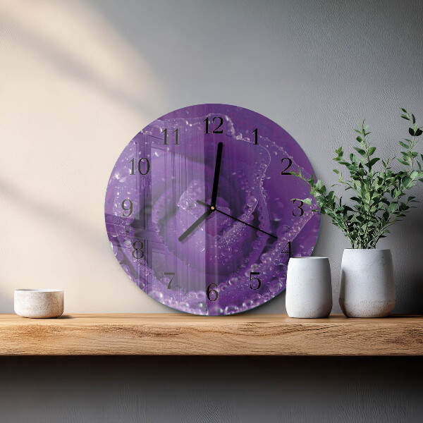 Round wall clock Rose