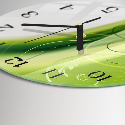 Round wall clock Flower Pattern
