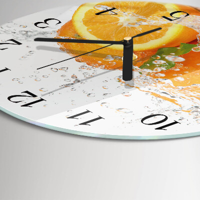 Round wall clock Oranges