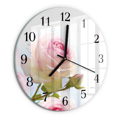 Round wall clock Rose