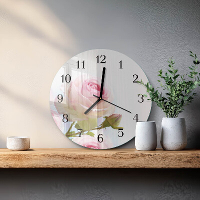 Round wall clock Rose