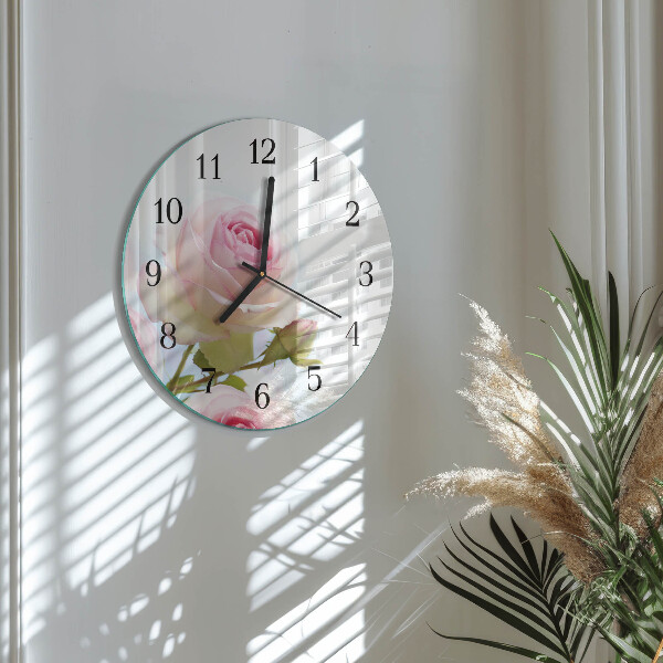 Round wall clock Rose