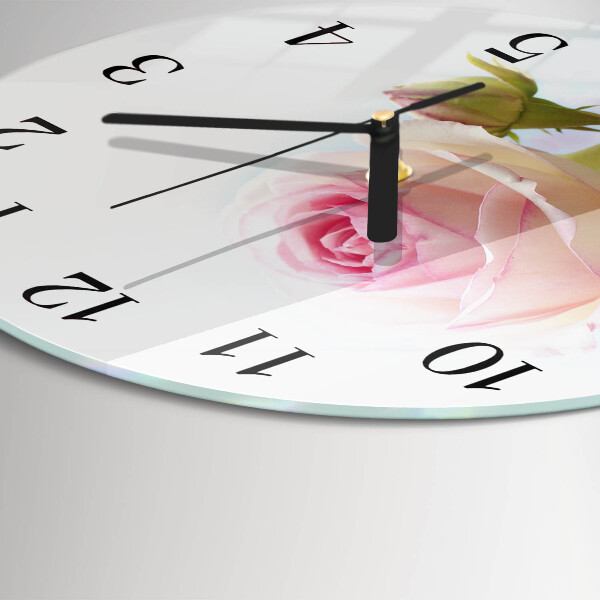 Round wall clock Rose