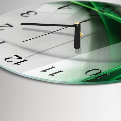 Round wall clock Abstract Lines