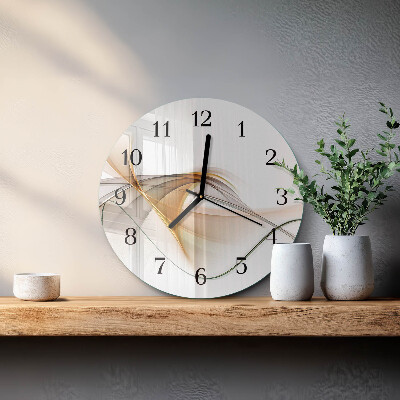 Round wall clock Abstraction