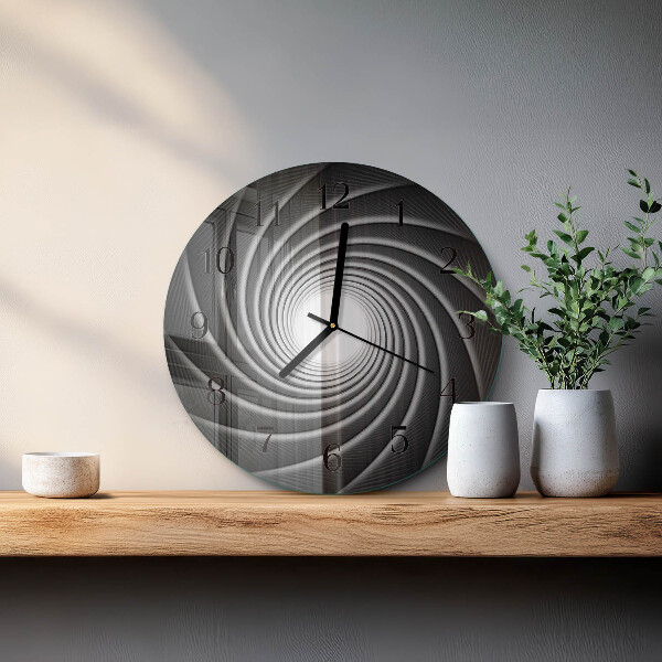 Round wall clock Vortex