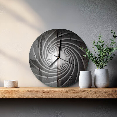 Round wall clock Vortex