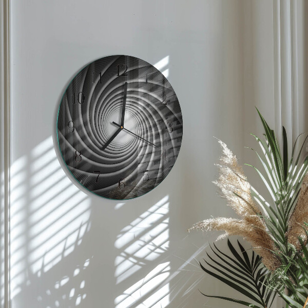 Round wall clock Vortex