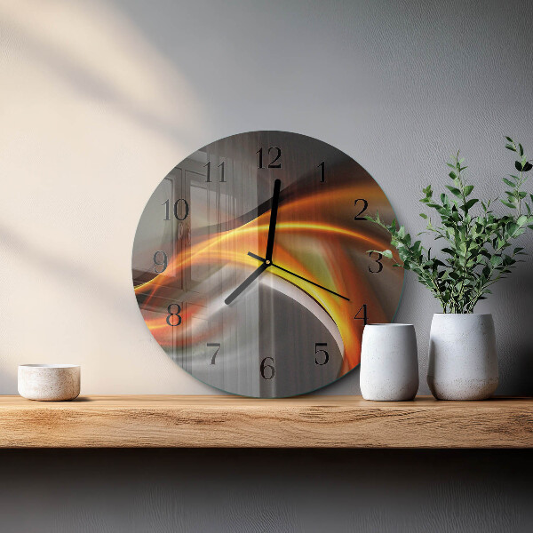 Round wall clock Abstraction