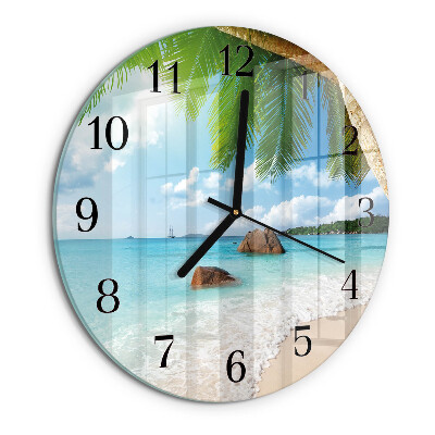 Round wall clock Island
