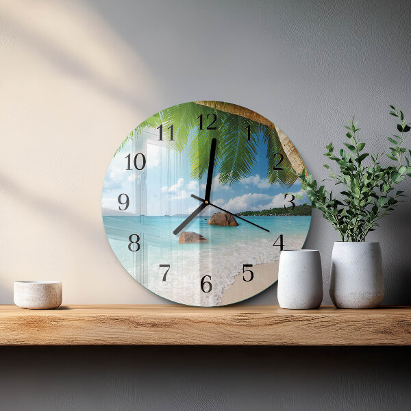 Round wall clock Island