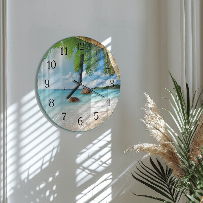 Round wall clock Island