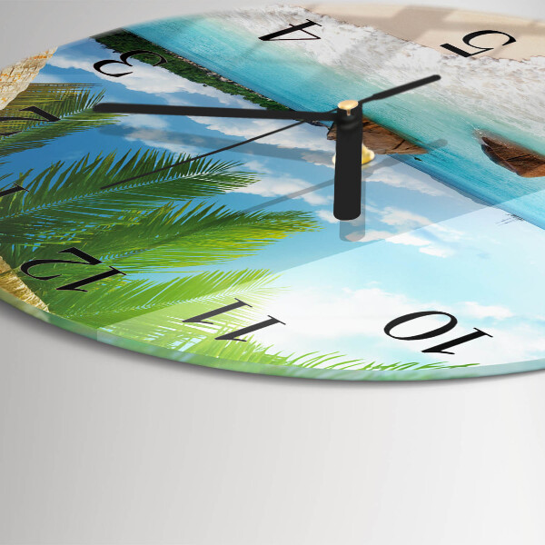 Round wall clock Island