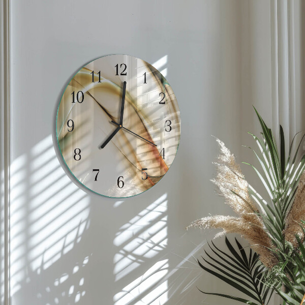 Round wall clock Abstraction