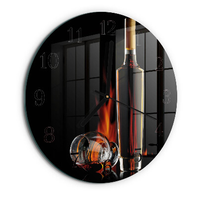 Round wall clock Alcohol