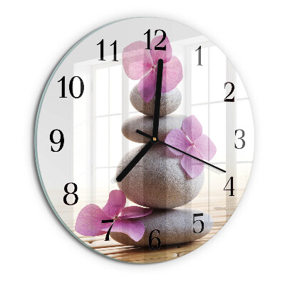 Round wall clock Stone Spa