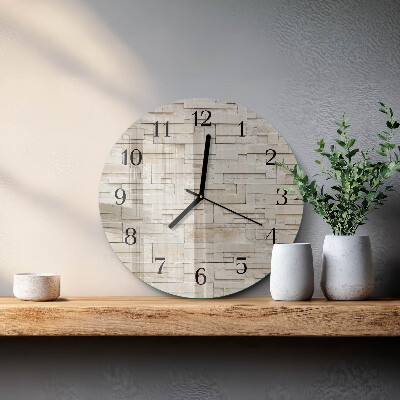 Round wall clock Stone Wall