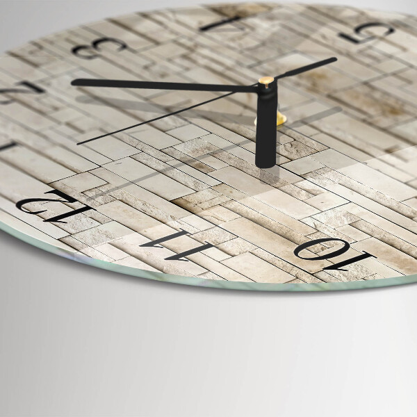 Round wall clock Stone Wall