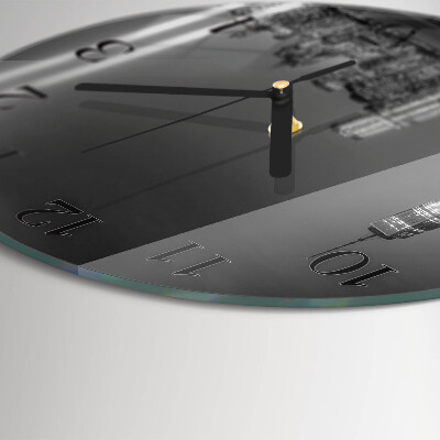 Round wall clock Horizon