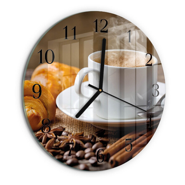 Round wall clock Cinnamon Anise