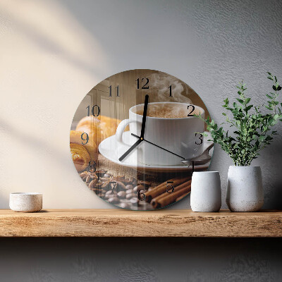 Round wall clock Cinnamon Anise