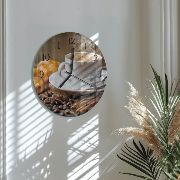 Round wall clock Cinnamon Anise