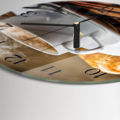 Round wall clock Cinnamon Anise