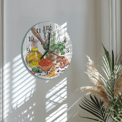 Round wall clock Spices
