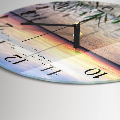 Round wall clock Lake