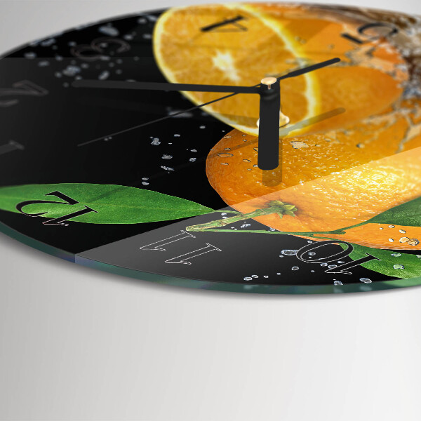 Round wall clock Oranges