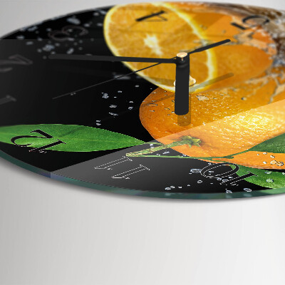Round wall clock Oranges