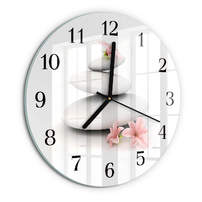 Round wall clock Stones