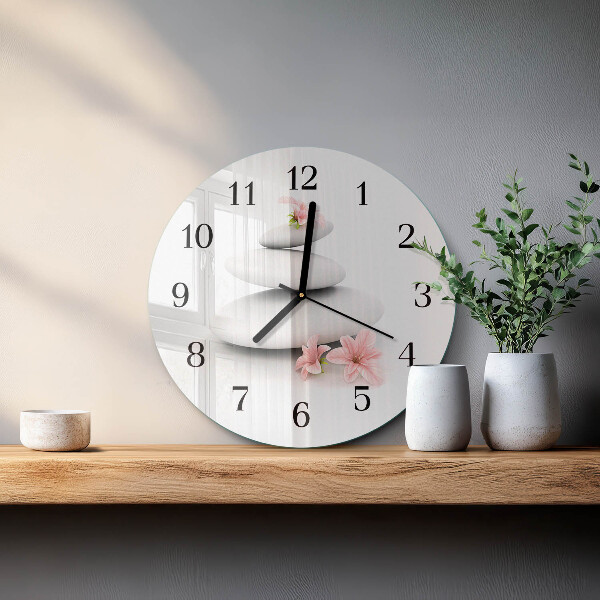 Round wall clock Stones