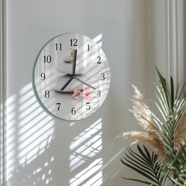 Round wall clock Stones